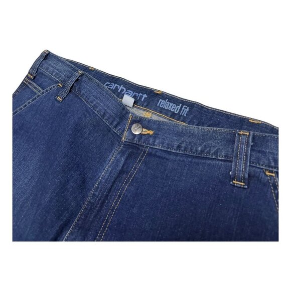 CARHARTT Relaxed Fit Work Casual Designer Denim Jeans Mens 42x32 - Picture 6 of 6
